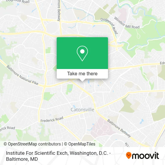 Institute For Scientific Exch map