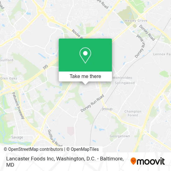 Lancaster Foods Inc map