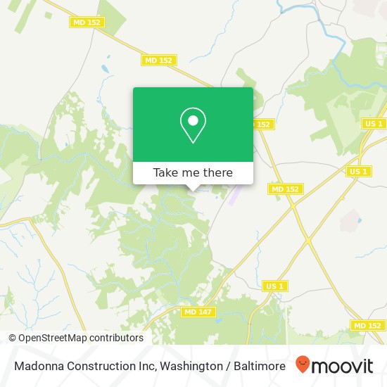 Mapa de Madonna Construction Inc
