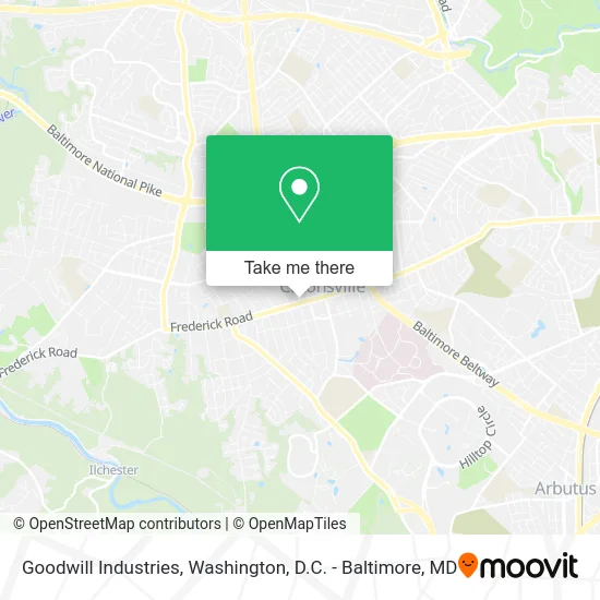 Goodwill Industries map