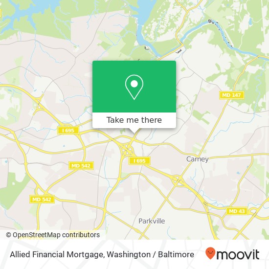 Allied Financial Mortgage map