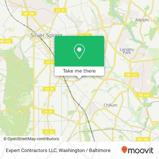 Mapa de Expert Contractors LLC