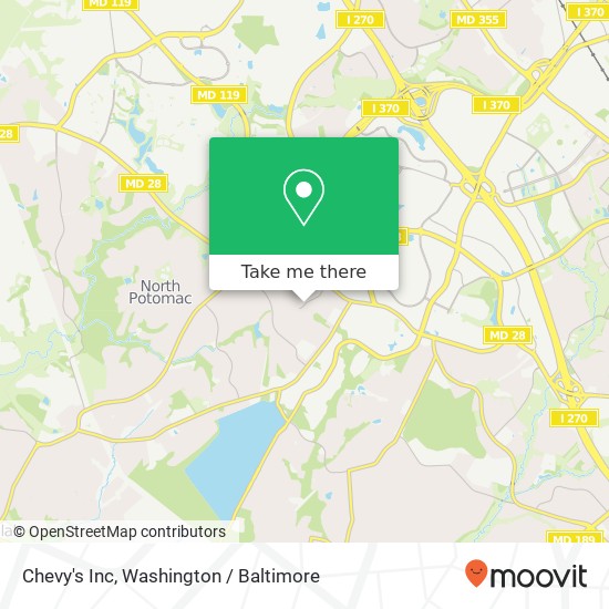 Mapa de Chevy's Inc
