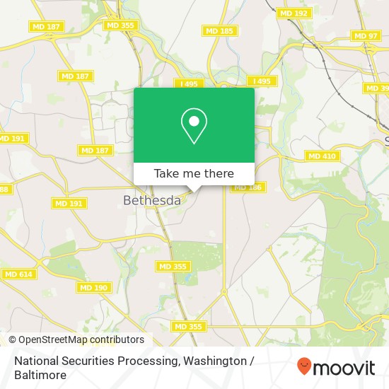 Mapa de National Securities Processing