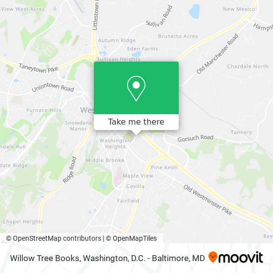 Willow Tree Books map