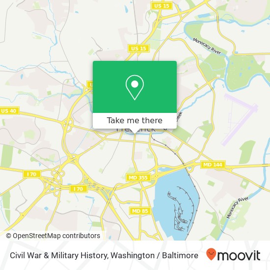 Mapa de Civil War & Military History