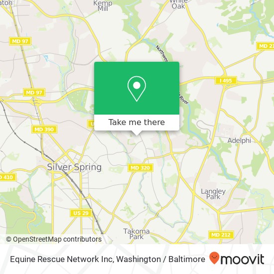 Equine Rescue Network Inc map