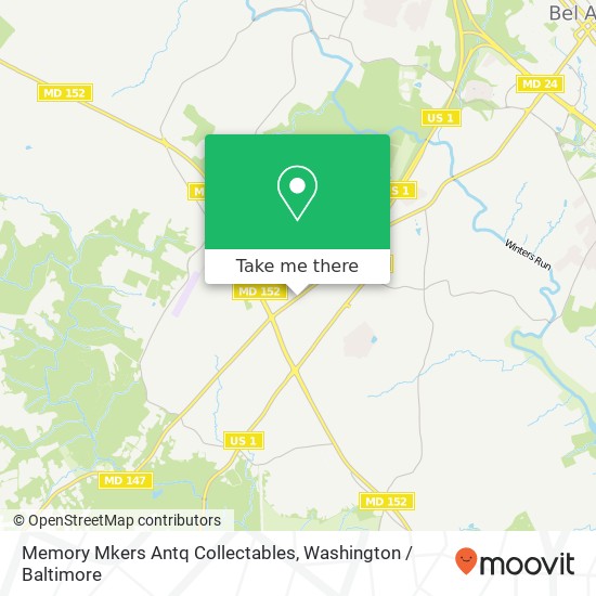 Memory Mkers Antq Collectables map
