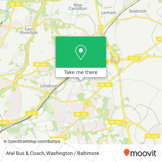 Mapa de Atel Bus & Coach