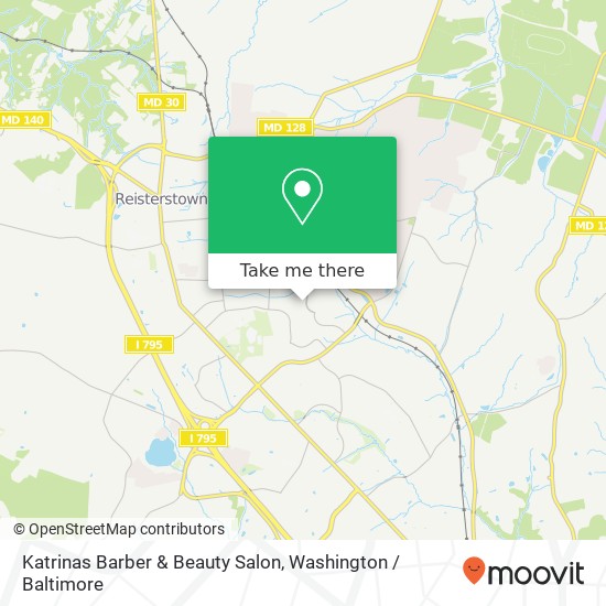 Mapa de Katrinas Barber & Beauty Salon