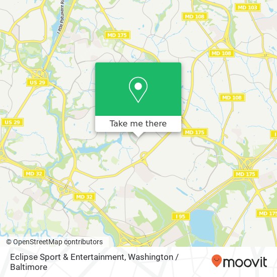 Eclipse Sport & Entertainment map