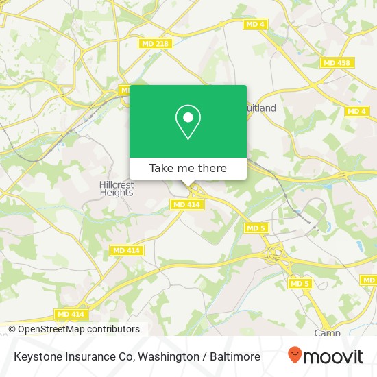 Mapa de Keystone Insurance Co