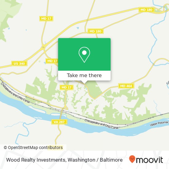 Wood Realty Investments map