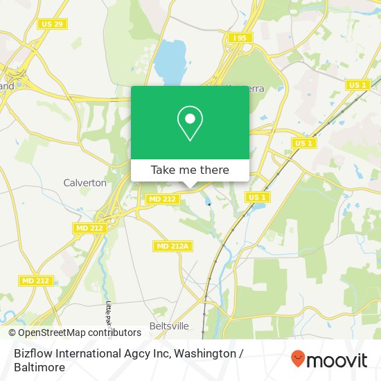 Mapa de Bizflow International Agcy Inc