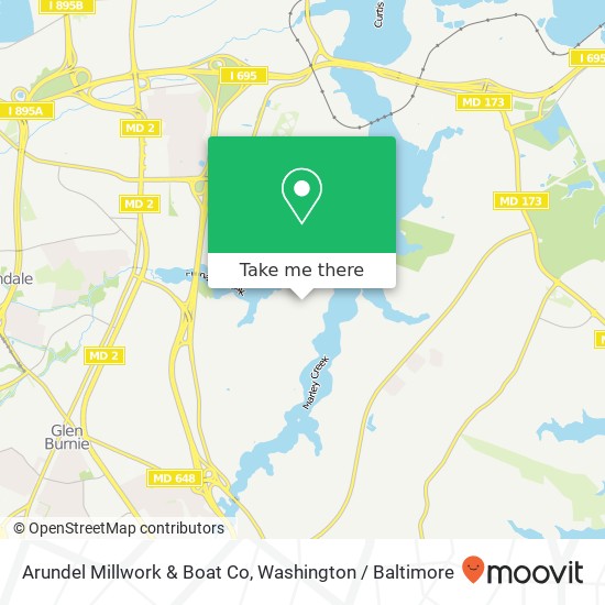 Arundel Millwork & Boat Co map