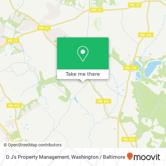 D J's Property Management map