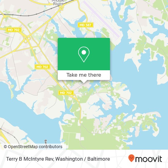 Mapa de Terry B McIntyre Rev