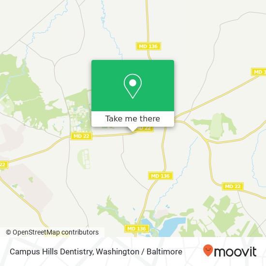 Campus Hills Dentistry map