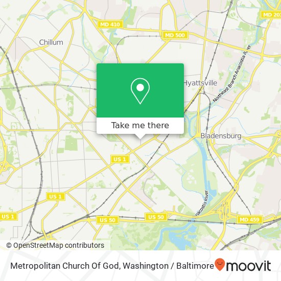 Mapa de Metropolitan Church Of God