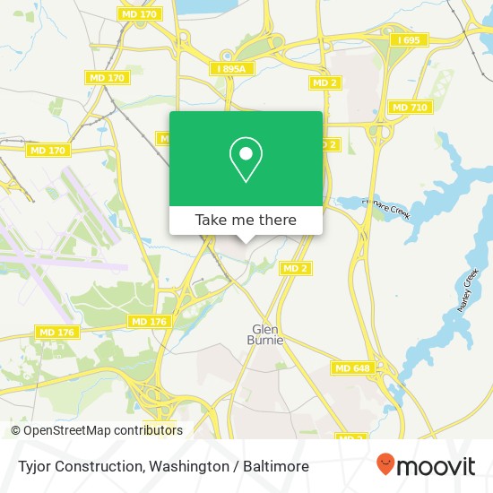 Tyjor Construction map