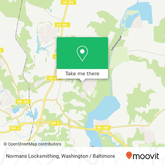 Mapa de Normans Locksmithing