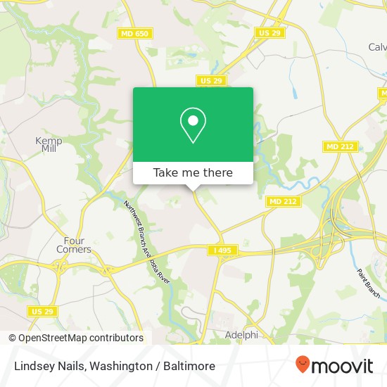 Mapa de Lindsey Nails