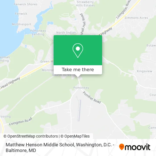 Mapa de Matthew Henson Middle School
