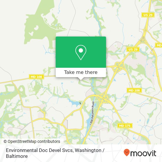 Environmental Doc Devel Svcs map