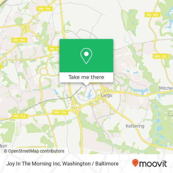 Joy In The Morning Inc map