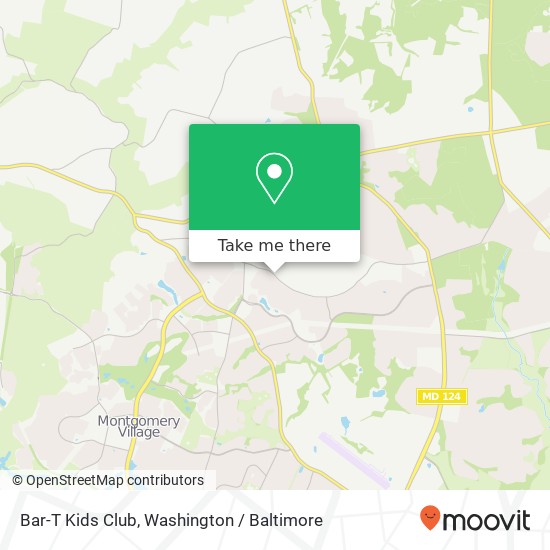 Bar-T Kids Club map