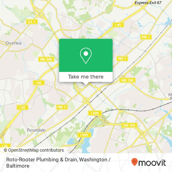 Roto-Rooter Plumbing & Drain map