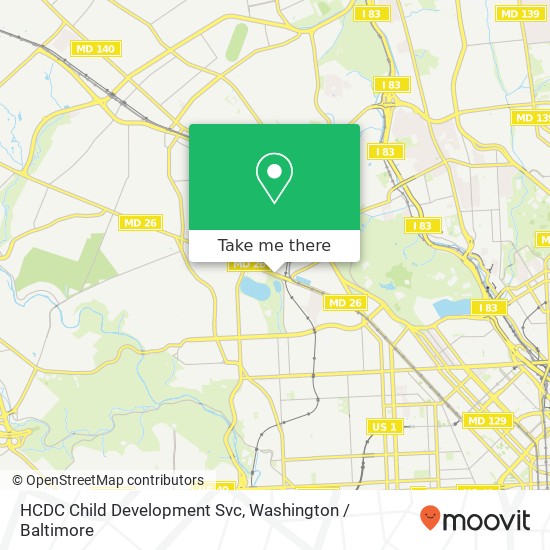 HCDC Child Development Svc map