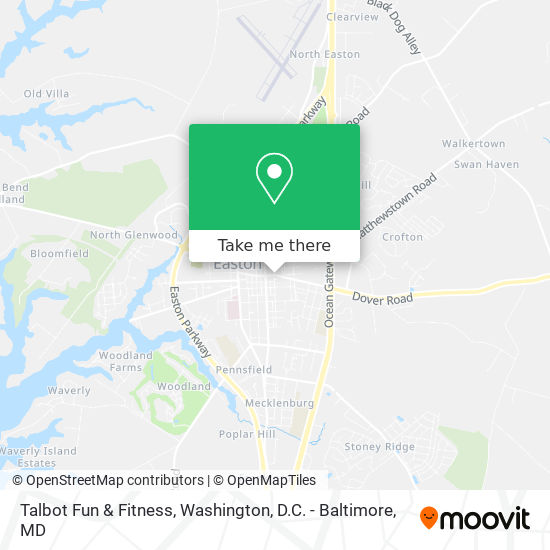 Talbot Fun & Fitness map