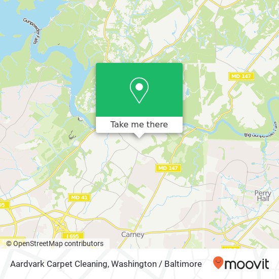 Mapa de Aardvark Carpet Cleaning