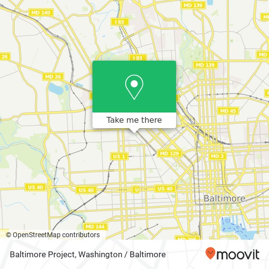 Baltimore Project map