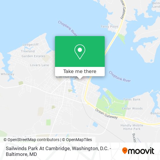 Mapa de Sailwinds Park At Cambridge