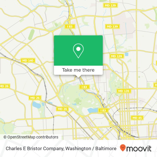 Mapa de Charles E Bristor Company