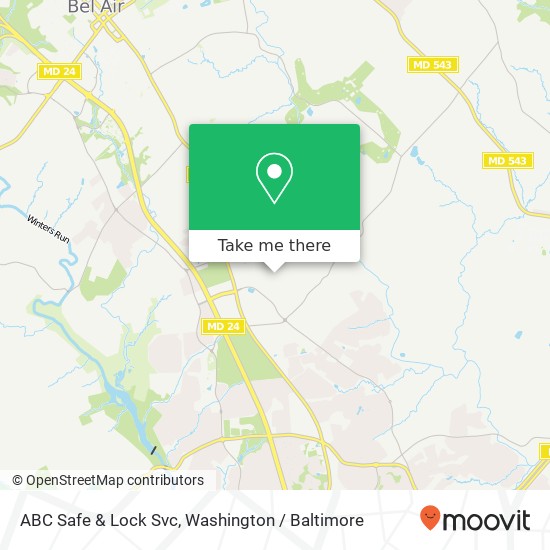 Mapa de ABC Safe & Lock Svc