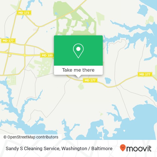 Sandy S Cleaning Service map