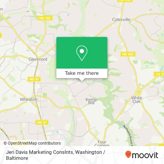 Mapa de Jeri Davis Marketing Conslnts