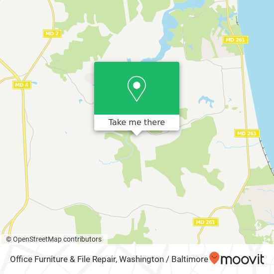 Office Furniture & File Repair map