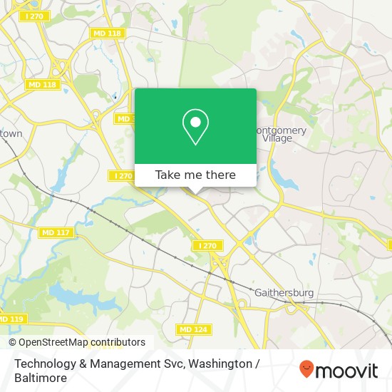 Technology & Management Svc map