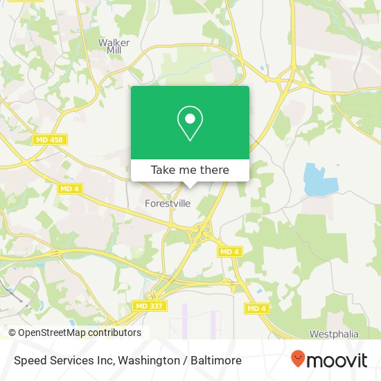 Mapa de Speed Services Inc