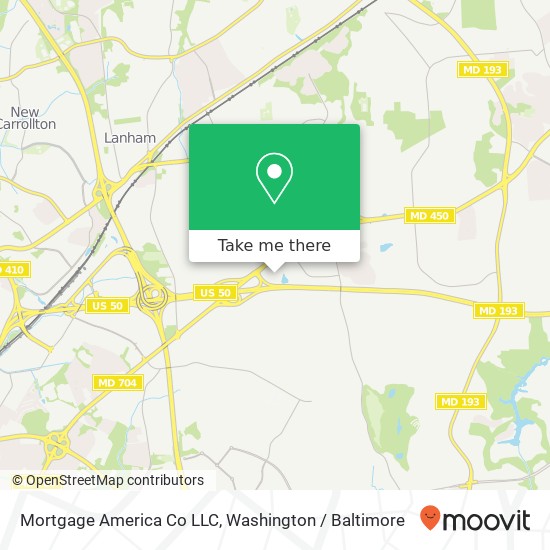 Mortgage America Co LLC map