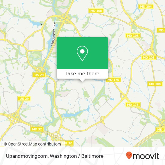 Mapa de Upandmovingcom