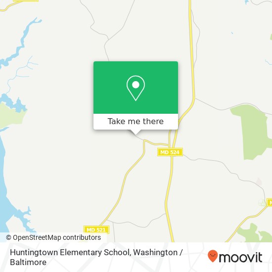 Huntingtown Elementary School map