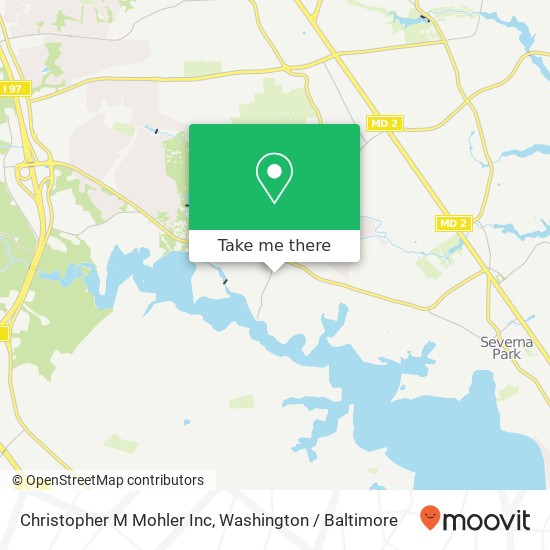 Christopher M Mohler Inc map