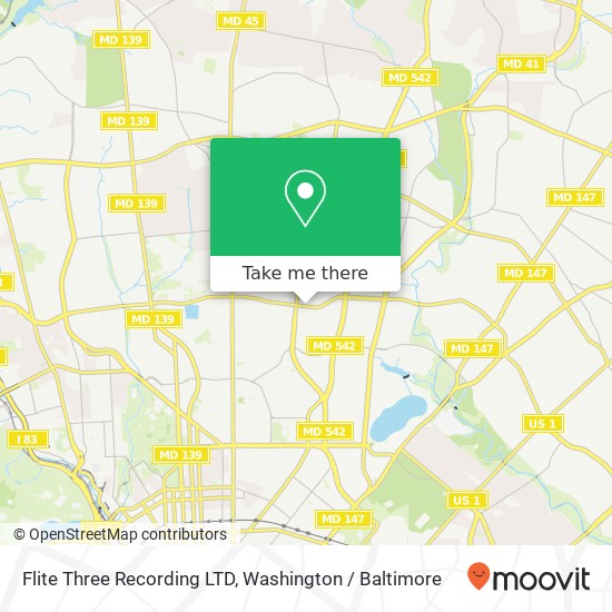 Mapa de Flite Three Recording LTD