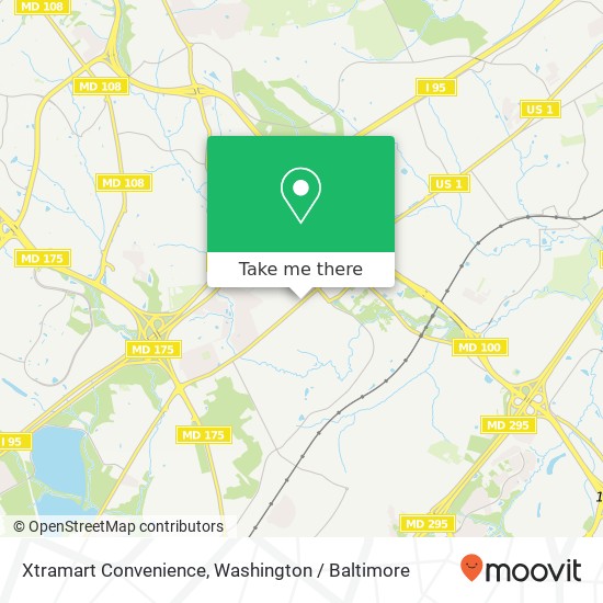 Xtramart Convenience map