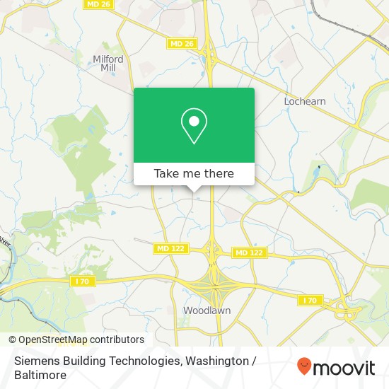 Siemens Building Technologies map